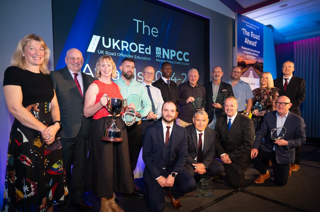 The winners of the UKROEd/NPCC Roads Policing Annual Awards
