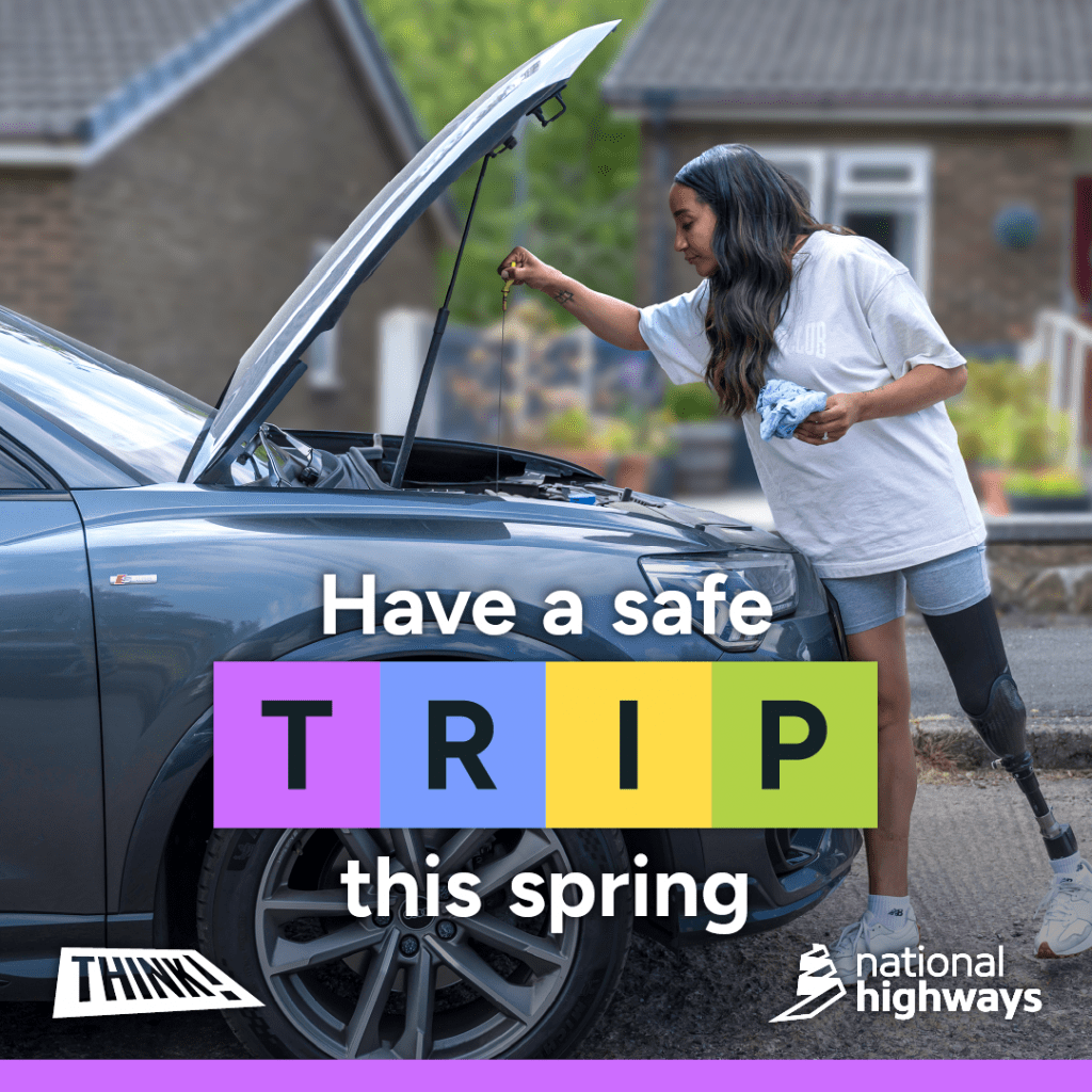 National Highways Spring T.R.I.P campaign poster